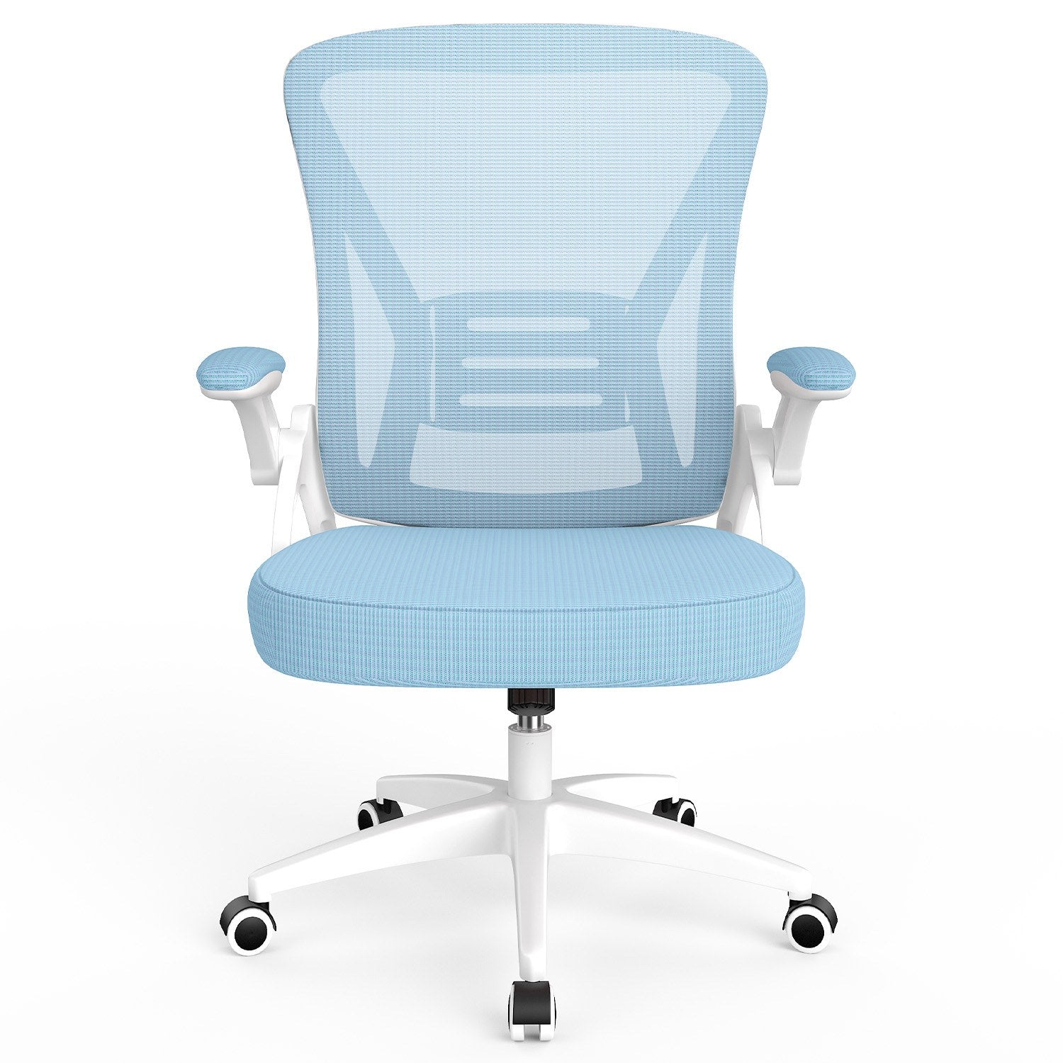 Toimistotuoli Ergonominen Työtuoli, Jossa 90° Ylös Taittuva Käsinoja, Korkeussäädettävä Työtuoli