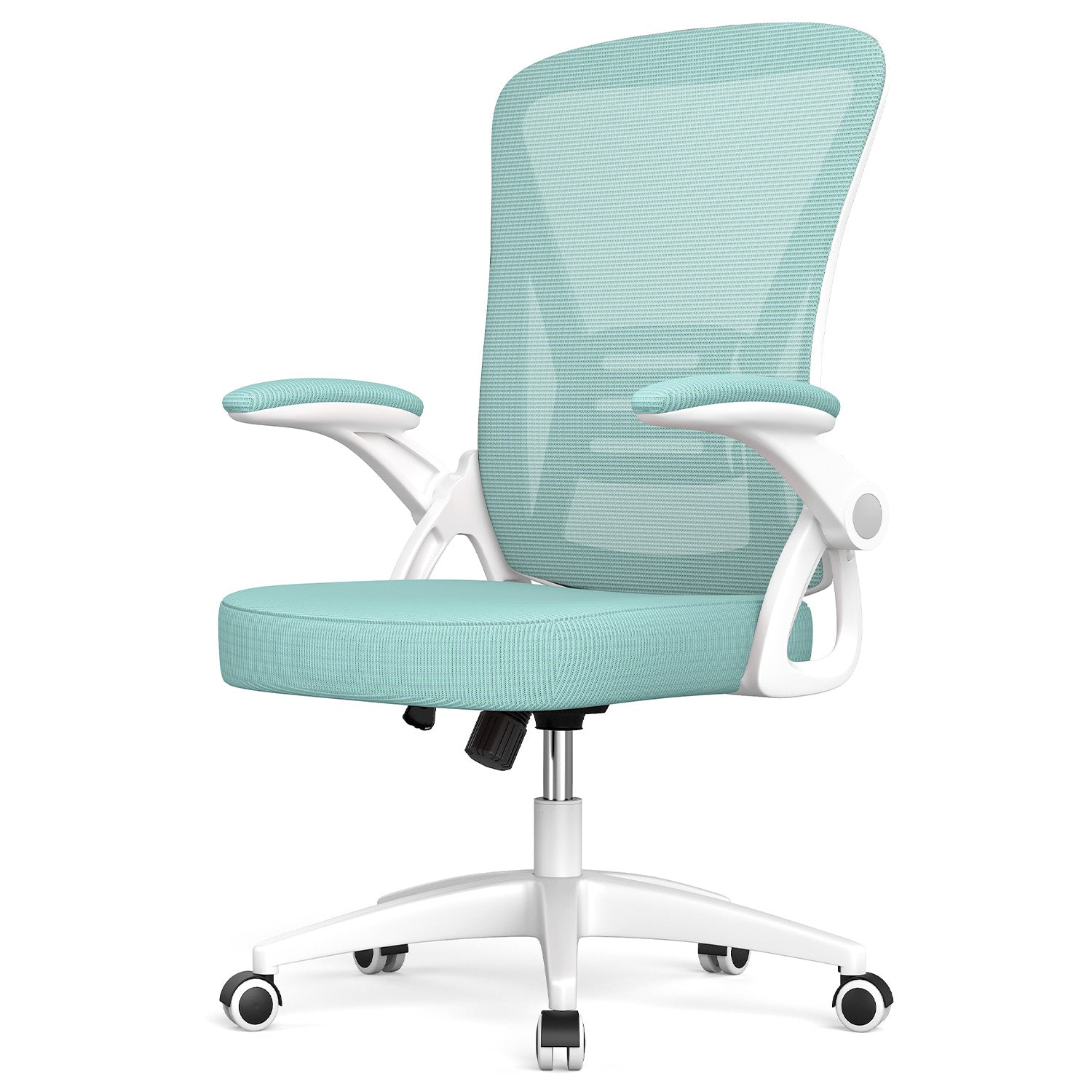 Toimistotuoli Ergonominen Työtuoli, Jossa 90° Ylös Taittuva Käsinoja, Korkeussäädettävä Työtuoli