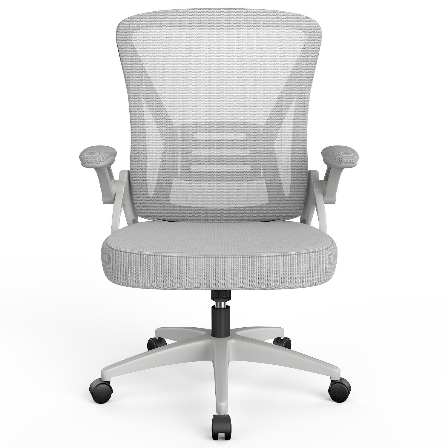 Toimistotuoli Ergonominen Työtuoli, Jossa 90° Ylös Taittuva Käsinoja, Korkeussäädettävä Työtuoli