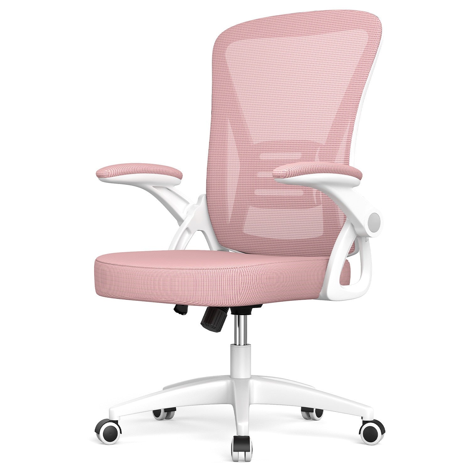 Toimistotuoli Ergonominen Työtuoli, Jossa 90° Ylös Taittuva Käsinoja, Korkeussäädettävä Työtuoli